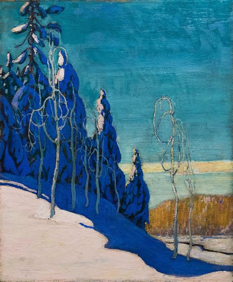 DTD_0996r 1916 Arthur Lismer A Clear Winter | Landscape art, Landscape ...