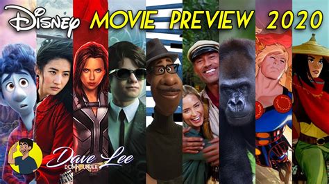 DISNEY MOVIES 2020 - All 9 Movies Previewed, Explained & Detailed - YouTube