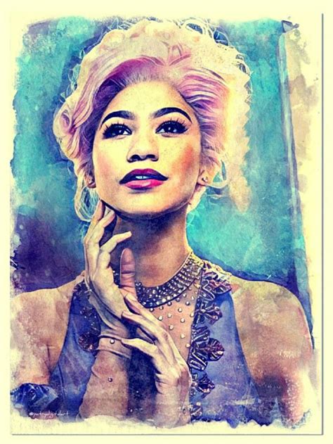 Wow, Love this! Found on Etsy - Zendaya-The Greatest Showman Painting artistic Press #ad | The ...