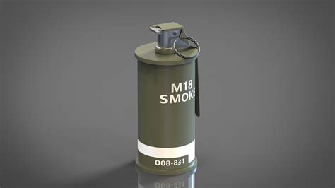 M18 Smoke Grenade 3D Model