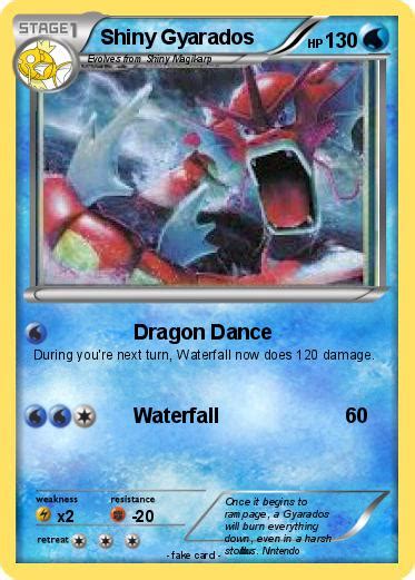 Pokémon Shiny Gyarados 46 46 - Dragon Dance - My Pokemon Card