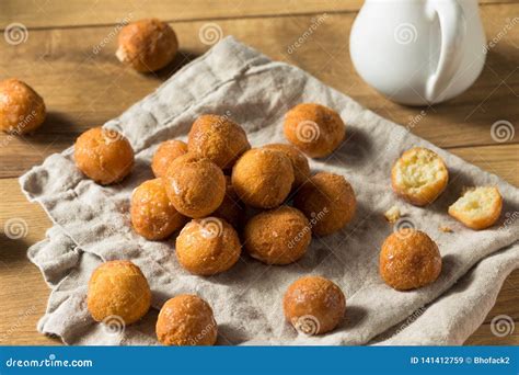 Homemade Glazed Donut Holes Stock Image - Image of donut, brown: 141412759