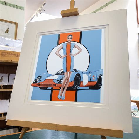 Stunning limited edition reproduction of hand painted image of a Gulf ...