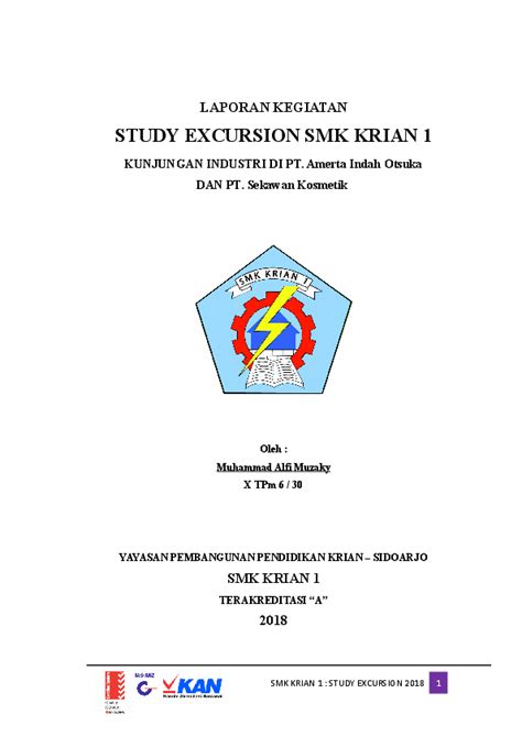 (DOC) STUDY EXCURSION SMK KRIAN 1 X TPm 6 / 30 | Abidin Duran123 ...