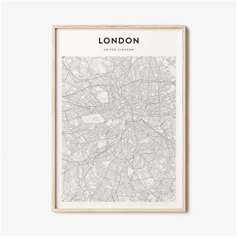 London Map Poster, London Map Print, London Personalized Map Art ...