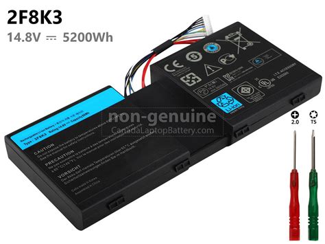 Dell Alienware M17X R5 long life replacement battery | Canada Laptop ...