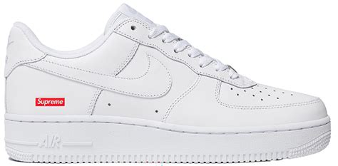 Supreme x Nike Air Force 1 Low 'Box Logo' White | Hype Vault