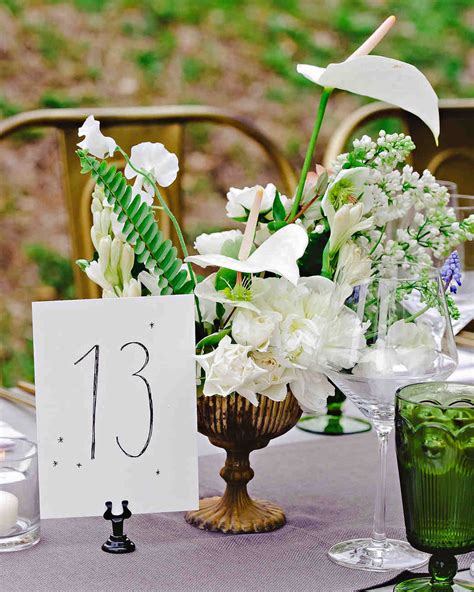 The Prettiest Wedding Table Number Ideas from Real Weddings | Martha ...