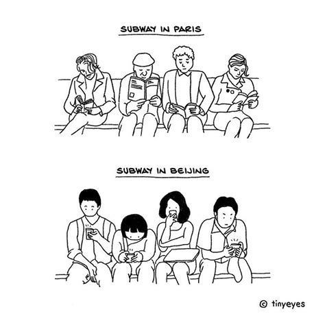 Artist Illustrates The Difference Between Chinese And Western Cultures ...