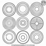 Happy Circles Coloring Pages sketch template