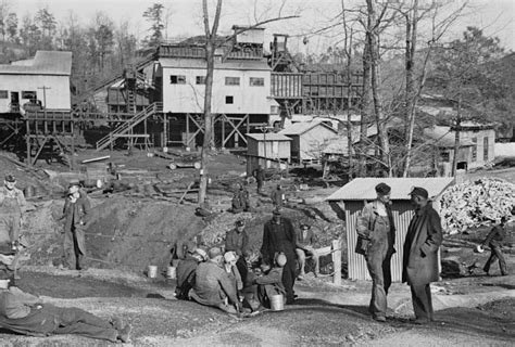 The faces in these 1937 photographs of Coal Miners in and around Birmingham, Alabama reflect the ...