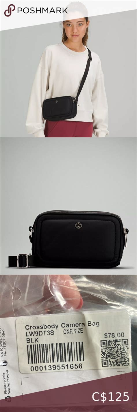 NWT LULULEMON rare black crossbody camera bag everywhere belt bag sold ...