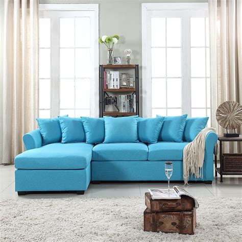 Extra Large Fabric Sectional Sofa | Baci Living Room