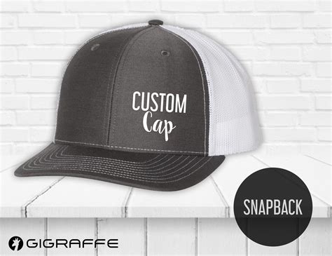 Snapback hat custom printing with your logo Custom caps | Etsy | Custom ...