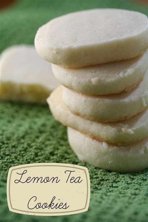 Lemon Tea Cookie Recipe -spatialdrift