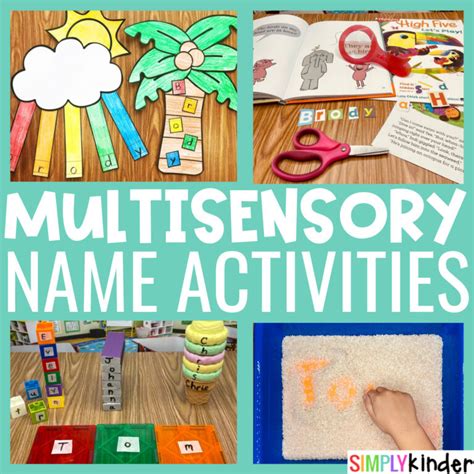 Multisensory Name Activities - Simply Kinder