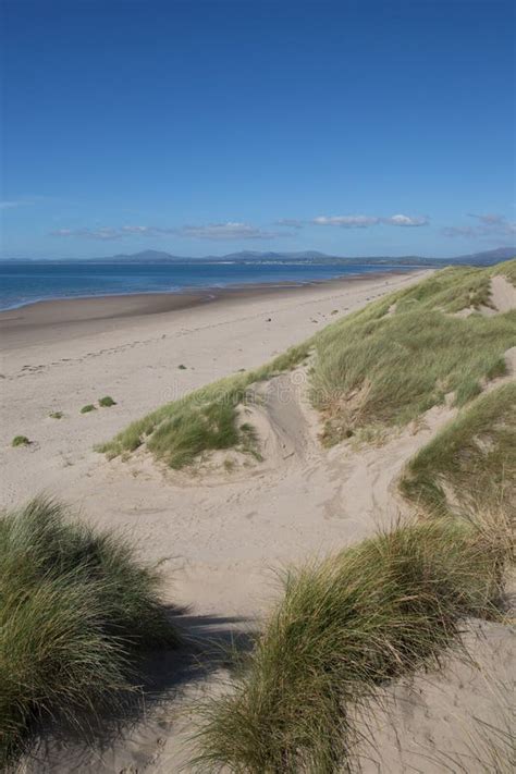 Harlech Beach Wales by the Castle Stock Image - Image of gwynedd, north: 163705421