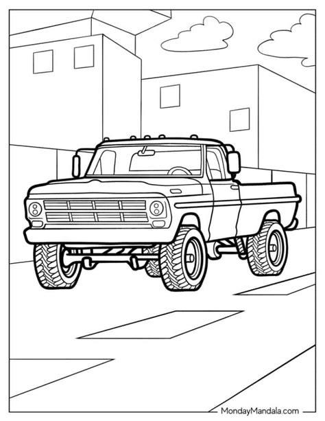 Coloring Pages Of Ford Trucks