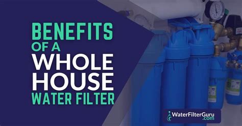 11 Benefits of Whole House Water Filter Systems