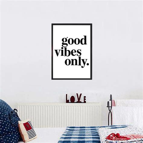 Good vibes only - Canvas Wall Art Painting — Original Wall Arts