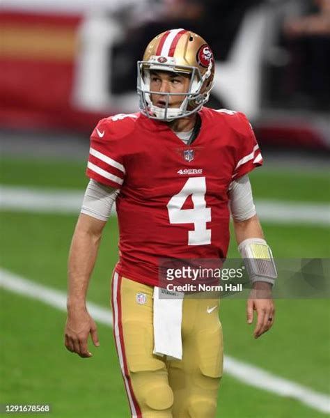 San Francisco 49ers 1 Nick Mullens Photos and Premium High Res Pictures ...