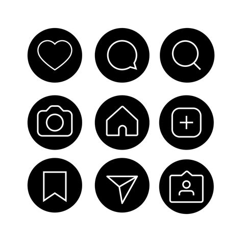 Social Media Round icons set 3057136 Vector Art at Vecteezy