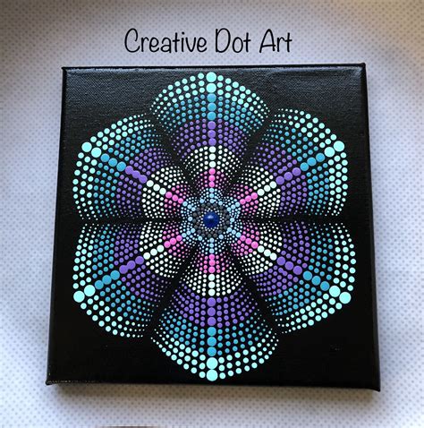 Mandala Canvas Painting | Creative Dot Art