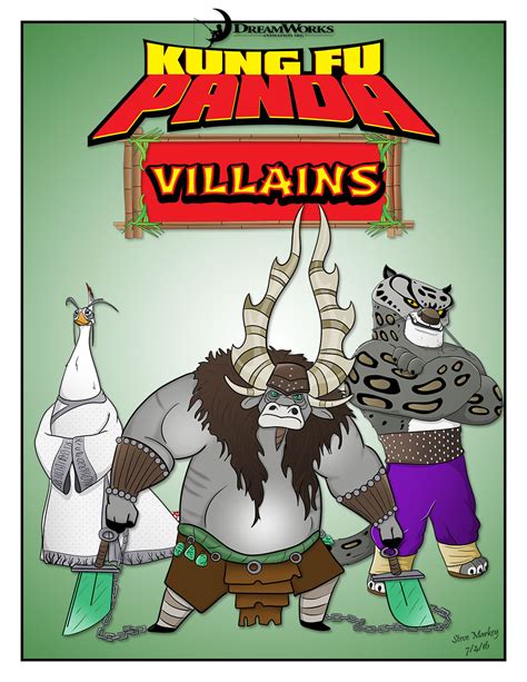 Kung Fu Panda Villains! by momarkey on DeviantArt