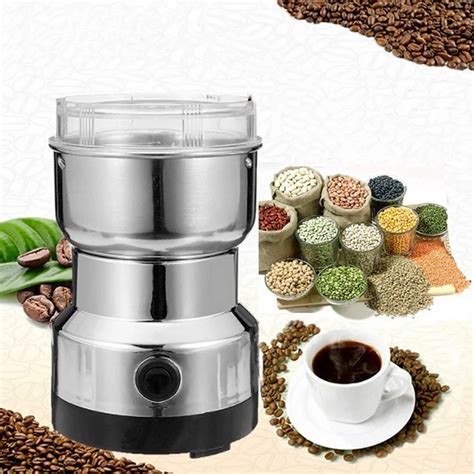 Behogar Mini Electric Coffee Spice Beans Grinder Maker with Stainless ...