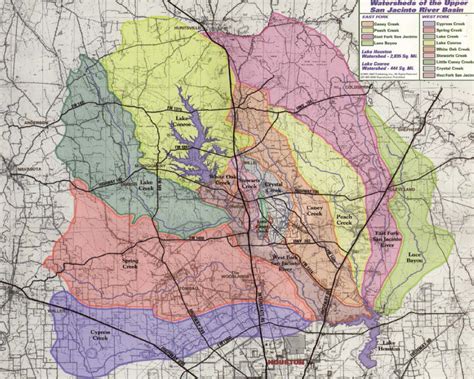 Update On Lake Conroe Water Releases - Map Of Lake Conroe Texas ...