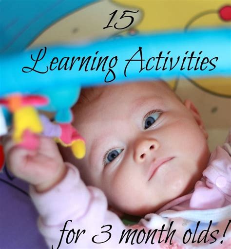 Learning Activities for 3 Month Old Babies - How Wee Learn | Infant ...