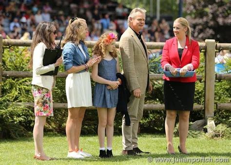 Martin Clunes with Emily and friends at Hickstead, June 2014. | Martin clunes, Doc martin, Martin