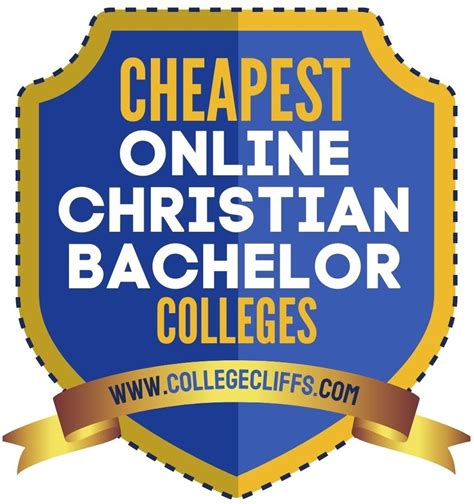 Top 11 Cheapest Online Christian Colleges - College Cliffs