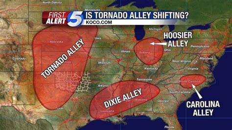 Tornado Alley Usa Map