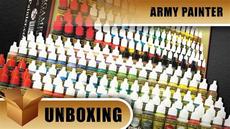 Army Painter Unboxing: Wargamers Complete Paint Set - YouTube