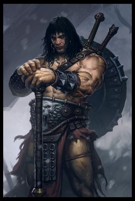 What is best in life? Epic Barbarian Art! | Portraits de personnages ...