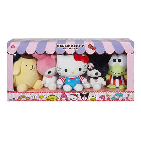 Hello Kitty and Friends 5-Pack Plush Figure Collection with 5 Soft Dolls - Walmart.com