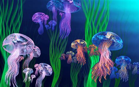 Colorful Jellyfish Wallpapers - Wallpaper Cave