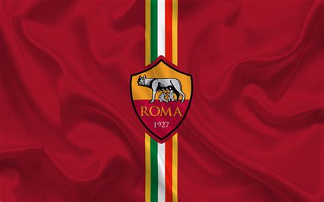 Download imagens Roma, clube de futebol, emblema de Roma, logo, Serie A ...