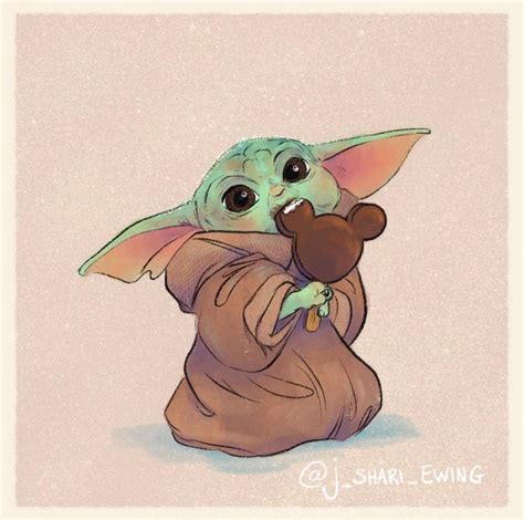 Getting this as a tattoo with Mickey Ears. He is too cute. | /r/BabyYoda | Baby Yoda / Grogu ...