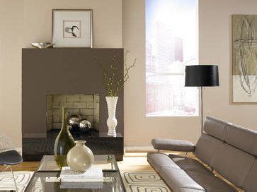 grey fireplace | Brown rooms paint, Interior, Living room colors