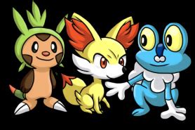 Starters In The Kalos Region - Pokemon Awes