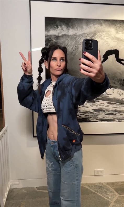 Courteney Cox gives herself a Gen Z makeover on Instagram