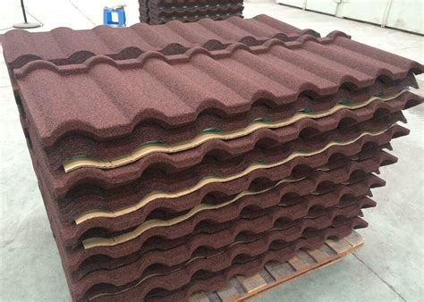 Stone Coated Roof Tile Building Material Roofing Tile Metal Shingles - Building Material and ...