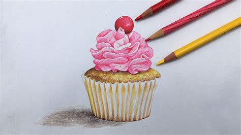 How To Draw A Realistic Cupcake