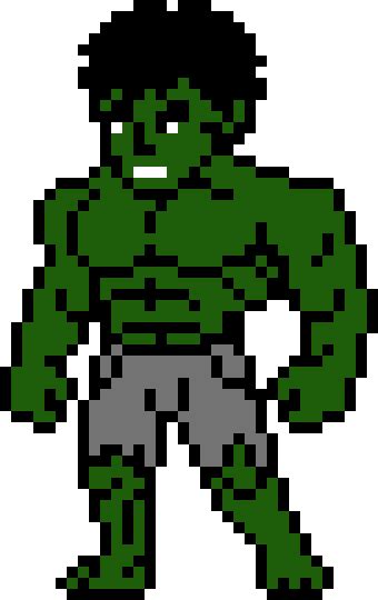 Hulk Pixel Art | Pixel Art Maker