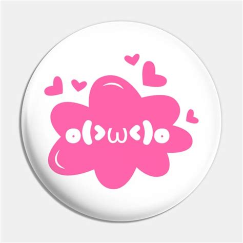 Anime Emoji - UwU Kawaii Kaomoji - Anime - Pin | TeePublic