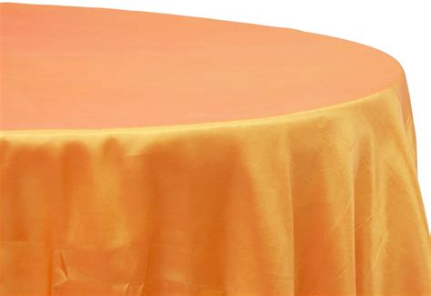 Taffeta Tablecloth 120" Round - Orange As Low as $9.99 | Table cloth, Round tablecloth, Table covers