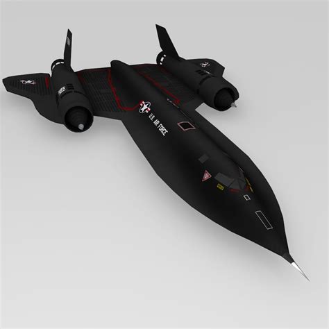 3d model sr-71 blackbird