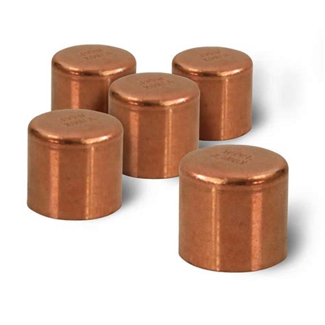 The Plumber's Choice 5/8 in. Copper Sweat Plug End Cap Pipe Fitting (5-Pack) 0058CTEC-5 - The ...